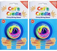 CRADLERZ PMS - Ficelle Magique Cats Cradles, String Art (Fluo Multicolore x2)