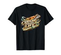 Cradling Through Life Lacrosse Player Lax Bro Cadeau de Jeu T-Shirt