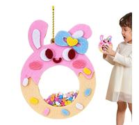 Crafeuille de pour, kit de broderie pour débutants | Broderie Animal Sweet - Cousez vos produits, arts et métiers pour, apprenez à coudre des jouets pour pour garçons