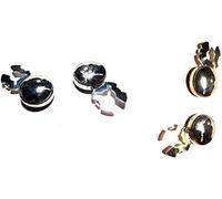Craft 1 paire de cache-boutons 15 mm Couleur au choix pour chemise ou manchettes unisexe pour homme Porte-clés (Bronze)