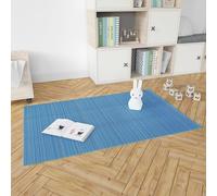 Craft 4 You Tapis imperméable pour extérieur et intérieur, tailles jusqu'à 2,7 x 4 m, grand tapis de couverture réversible en plastique pour terrasse (bleu, 180 x 270 cm)