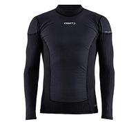 Craft Active Extreme X Wind Ls M Hauts Homme, Noir/Gris Granit, M
