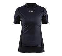 Craft Active Extreme X Wind SS W Hauts Femme, Noir/Gris Granit, XXL
