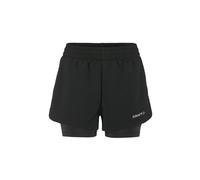 Craft ADV Essence 2in1 Short de running Femmes - noir, Taille S