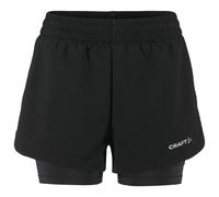 Craft Adv Essence 2-in-1 2 Shorts Noir XS Femme
