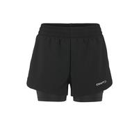 Craft ADV Essence 2in1 2 Short De Running Femmes - Noir, Taille S