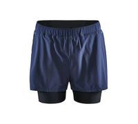Hommes shorts CRAFT ADV Essence 2v1 foncé bleu L