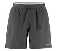 Craft ADV Essence 2in1 2 Short De Running Hommes-Gris, Taille XXL