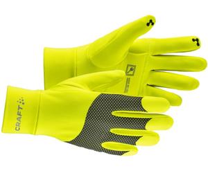 Craft ADV LUMEN FLEECE GLOVE Gants M Jaune