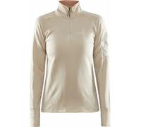 Craft ADV SubZ LS W Ecru/Glow Running Sweatshirt
