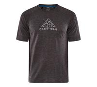 Craft ADV Trail Wool Maillot De Course Hommes-Gris Foncé, Taille S