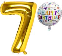 Craft Bear Foil Balloons (Gold, 7)