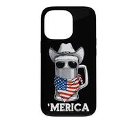 Craft Beer Buveur de bière avec Drapeau américain Cool Coque pour iPhone 13 Pro