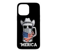 Craft Beer Buveur de bière avec Drapeau américain Cool Coque pour iPhone 13 Pro Max