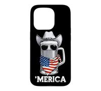 Craft Beer Buveur de bière avec Drapeau américain Cool Coque pour iPhone 15 Pro