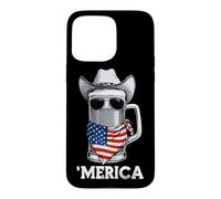 Craft Beer Buveur de bière avec Drapeau américain Cool Coque pour iPhone 15 Pro Max