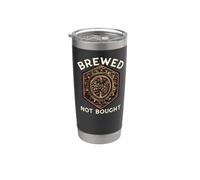 Craft Beer Homebrewer Brewed Not Bought Gobelet isotherme en acier inoxydable double paroi