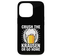 Craft Beer Homebrewer Crush The Krausen Or Go Home Coque pour iPhone 13 Pro