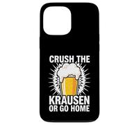 Craft Beer Homebrewer Crush The Krausen Or Go Home Coque pour iPhone 13 Pro Max