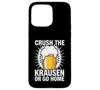 Craft Beer Homebrewer Crush The Krausen Or Go Home Coque pour iPhone 15 Pro Max