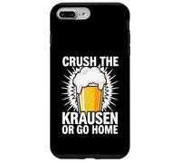 Craft Beer Homebrewer Crush The Krausen Or Go Home Coque pour iPhone 7 Plus/8 Plus