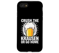 Craft Beer Homebrewer Crush The Krausen Or Go Home Coque pour iPhone SE (2020) / 7/8