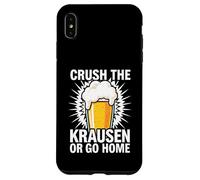 Craft Beer Homebrewer Crush The Krausen Or Go Home Coque pour iPhone XS Max