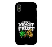 Craft Beer Homebrewer in Yeast We Trust Coque pour iPhone X/XS