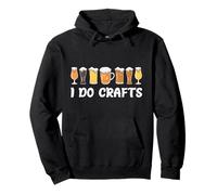 Craft Beer Vintage I Do Crafts Home Brew Drinking Beer Lover Sweat à Capuche