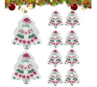 Craft Boutons décoratifs à 2 trous en forme d'arbre de Noël | Breloques pour vêtements, robes, chemises, manteaux, costumes, chapeaux, travaux manuels, couture