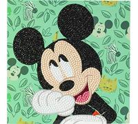 Craft Buddy Crystal Art CCK-DNY805 Carte Motif Mickey Happy 18 x 18 cm