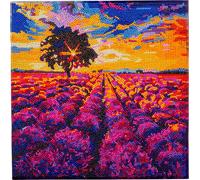 Craft Buddy Diamond Painting Crystal Art Kit 30x30cm Lavender Field