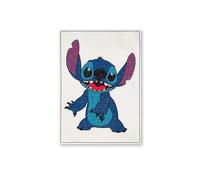 Craft Buddy - Kit de Sticker XL Broderie Diamant - Activité Manuelle de Création - Loisirs Créatifs - Adulte et Enfant - Thème : Disney Stitch