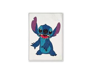 Craft Buddy - Kit de Sticker XL Broderie Diamant - Activité Manuelle de Création - Loisirs Créatifs - Adulte et Enfant - Thème : Disney Stitch