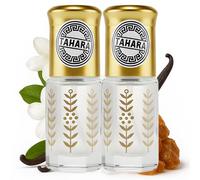 Craft & Care Musk Tahara Parfum arabe | Huile parfumée crémeuse et concentrée 3 ml (format poche) | Musc blanc avec notes de coton et de jasmin | Unisexe, sans alcool (3, Tahara)