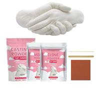 Craft Casting Powder - Plaster Clone Kit for Art | 100g Fast Curing Water Activated, Hand Sculpture Mold, Beginner Friendly Accessory, Creative Project Tool, Family Craft Supply for Couples Children