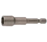 Craft Clé à douille sans aimant de perçage avec entraînement 1/4 ", SW vrac 8,0 x 65 mm/emballage réseau, 1 pièce, 65011500865
