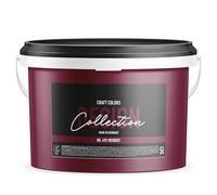 Craft Colors® Peinture murale de qualité supérieure - Mat - Peinture à la craie fabriquée en Allemagne - Collection Design n° 492 - Rouge vin (5 Litres)