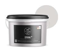 Craft Colors Strong+ Peinture murale gris soie, 5 l, pour les surfaces fortement sollicitées telles que les cages d'escalier, les couloirs, les caves et les murs de garage - Classe d'abrasion humide 1