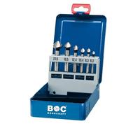 Craft Cône de forage Fraise à chanfreiner HSS DIN 335 C Coffret en métal, 6 pièces 6,3-8,3-10,4-12,4-16,5-20,5 mm/KS6, 1 pièce, 17001410006