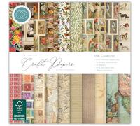 Craft Consortium Bloc de papier 15,2 x 15,2 cm - 40 feuilles de papier double face de qualité supérieure pour scrapbooking, fabrication de cartes et travaux manuels - 180 g/m², sans acide et sans