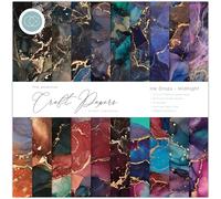 Craft Consortium Bloc de papier double face 30 feuilles 30,5 x 30,5 cm, couleur minuit, 20 motifs