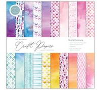Craft Consortium Double-Sided Paper Pad 12"X12" 30/Pkg-Watercolors, 20 Designs