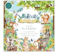 Craft Consortium Double-Sided Paper Pad 6"X6" 40/Pkg-Bluebells & Buttercups -PPAD025B