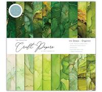 Craft Consortium Double-Sided Paper Pad 6"X6" 40/Pkg-Ink Drops - Organic, 20 Designs