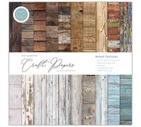 CRAFT ConSORTIUM LTD Craft CON PAPRPAD12 TEXTR, texture bois, 20 motifs, taille unique