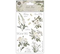 Craft Consortium Rub-On Transfers 2/Pkg-Belle Fleur
