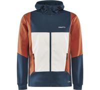CRAFT Core Backcountry Hood Jacket M - Homme - Bleu / Blanc / Orange - taille XL- modèle 2024