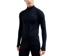 Chemise pour homme CRAFT NOYAU Sec Confort actif Zipper noir XL