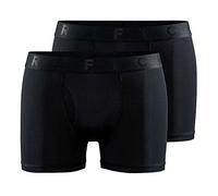 Craft Core Dry Lot de 2 Boxers 3" pour Homme Cheville, Noir